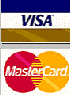 I accept MC and Visa